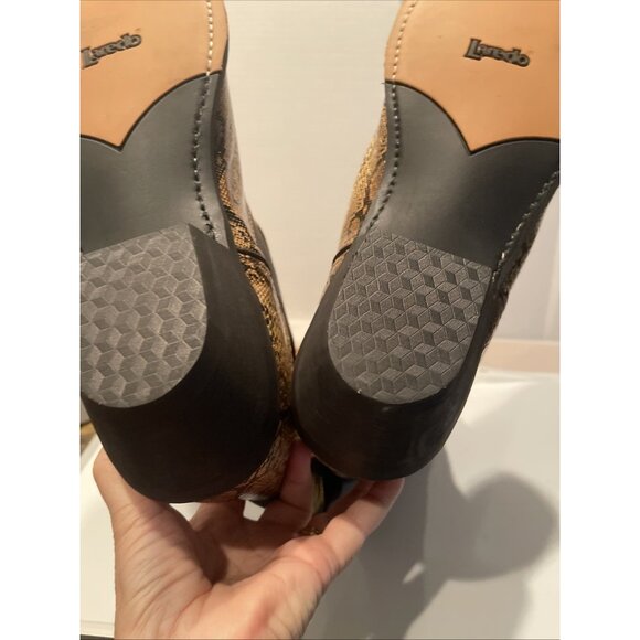 NWT Laredo Western Boots Men 16EW Cowboy Monty Faux Snake Golden‎ Copper 68068 - Picture 13 of 16